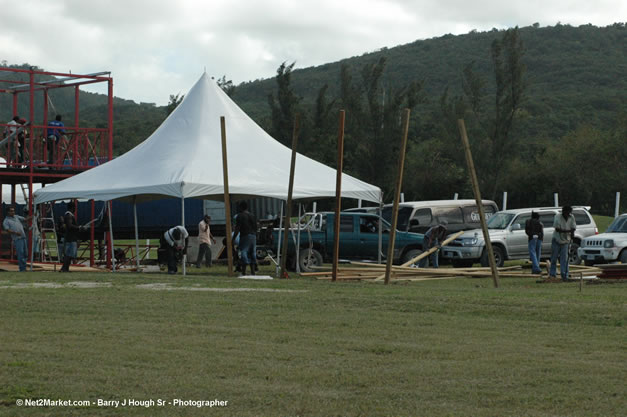 The Aqueduct Venue Under Construction - Thursday, January 18th - 10th Anniversary - Air Jamaica Jazz & Blues Festival 2007 - The Art of Music - Tuesday, January 23 - Saturday, January 27, 2007, The Aqueduct on Rose Hall, Montego Bay, Jamaica - Negril Travel Guide, Negril Jamaica WI - http://www.negriltravelguide.com - info@negriltravelguide.com...!