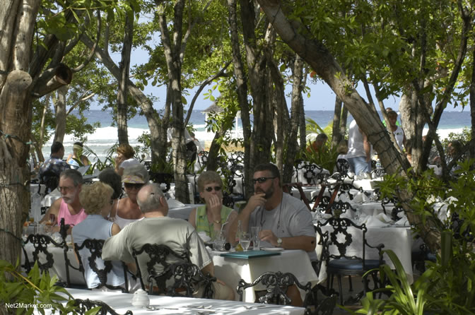 CHA / Caribbean MarketPlace Press Lunch & Briefing at Seagrapes Restaurant, Half Moon - Caribbean MarketPlace 2005 by the Caribbean Hotel Association - Negril Travel Guide, Negril Jamaica WI - http://www.negriltravelguide.com - info@negriltravelguide.com...!