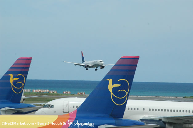 Delta Air Lines Inaugural Flight From New York's JFK Airport to Sangster International Airport, Montego Bay, Jamaica - June 9, 2007 - Sangster International Airport - Montego Bay, St James, Jamaica W.I. - MBJ Limited - Transforming Sangster International Airport into a world class facility - Photographs by Net2Market.com - Negril Travel Guide, Negril Jamaica WI - http://www.negriltravelguide.com - info@negriltravelguide.com...!