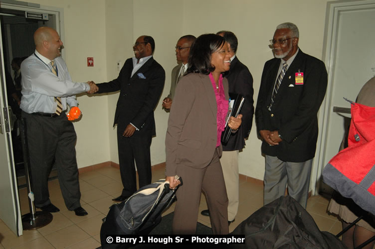 JetBue Airways' Inaugural Air Service between Sangster International Airport, Montego Bay and John F. Kennedy Airport, New York at MBJ Airports Sangster International Airport, Montego Bay, St. James, Jamaica - Thursday, May 21, 2009 - Photographs by Net2Market.com - Barry J. Hough Sr, Photographer/Photojournalist - Negril Travel Guide, Negril Jamaica WI - http://www.negriltravelguide.com - info@negriltravelguide.com...!