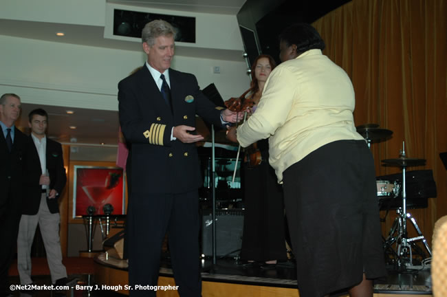 MS Freedom Of The Seas [Royal Caribbean International's - Newest Vessel] Plaques &amp; Keys Ceremony in order to commemorate its first arrival at the Port Montego Bay Photos - Negril Travel Guide, Negril Jamaica WI - http://www.negriltravelguide.com - info@negriltravelguide.com...!