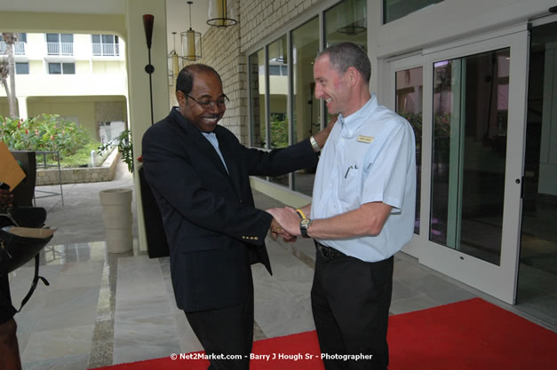 Minister of Toursim Luncheon - Minister of Tourism, Hon. Edmund Bartlett - Director of Tourism, Basil Smith - Saturday, December 15, 2007 - Rose Hall Resort and Country Club, Rose Hall, Montego Bay, Jamaica W.I. - Photographs by Net2Market.com - Barry J. Hough Sr, Photographer - Negril Travel Guide, Negril Jamaica WI - http://www.negriltravelguide.com - info@negriltravelguide.com...!