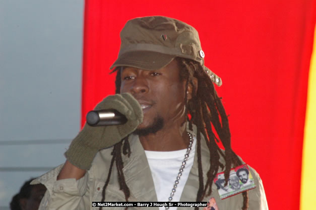 Jah Cure at Tru-Juice Rebel Salute 2008 - The 15th staging of Tru-Juice Rebel Salute, Saturday, January 12, 2008, Port Kaiser Sports Club, St. Elizabeth, Jamaica W.I. - Photographs by Net2Market.com - Barry J. Hough Sr, Photographer - Negril Travel Guide, Negril Jamaica WI - http://www.negriltravelguide.com - info@negriltravelguide.com...!