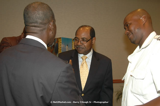 Red Cap Porters Awards - Minister of Tourism, Hon. Edmund Bartlett - Director of Tourism, Basil Smith - Friday, December 14, 2007 - Holiday Inn Sunspree, Montego Bay, Jamaica W.I. - Photographs by Net2Market.com - Barry J. Hough Sr, Photographer - Negril Travel Guide, Negril Jamaica WI - http://www.negriltravelguide.com - info@negriltravelguide.com...!