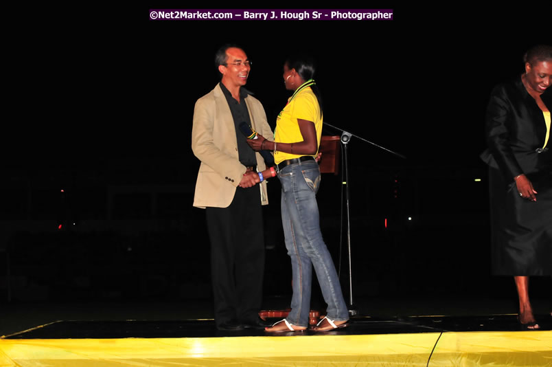 Jamaica's Athletes Celebration - Western Olympics Sports Gala & Trelawny Homecoming - Wednesday, October 8, 2008 - Photographs by Net2Market.com - Barry J. Hough Sr. Photojournalist/Photograper - Photographs taken with a Nikon D300 - Negril Travel Guide, Negril Jamaica WI - http://www.negriltravelguide.com - info@negriltravelguide.com...!